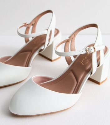 Buy Allen Solly Women White Croc Textured Pumps - Heels for Women 14849402  | Myntra